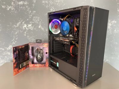 Лот: 18671500. Фото: 1. Игровой ПК i5-9400F 6 ядер от... Компьютеры в сборе