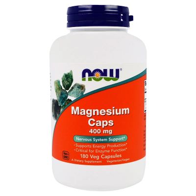 Лот: 11232249. Фото: 1. Magnesium (Магний) 400мг, 180кап... Спортивное питание, витамины