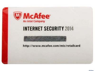 Лот: 7644589. Фото: 1. Антивирус McAfee Internet Security... Системные