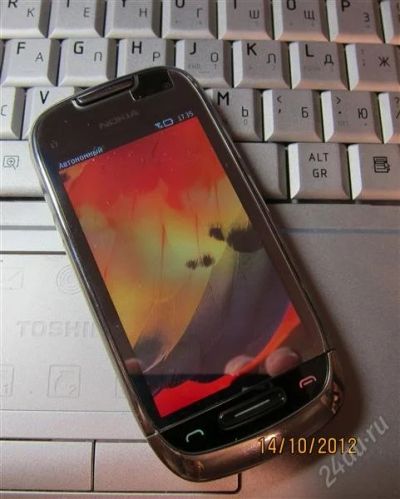 Лот: 2179309. Фото: 1. Nokia C7-00 Frosty Metal (хтс... Смартфоны