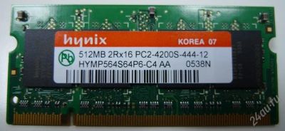 Лот: 1498778. Фото: 1. модуль памяти для ноутбука 512Mb... Оперативная память