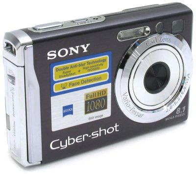 Лот: 5491783. Фото: 1. Sony Cyber-shot DSC-W90 —компактная... Цифровые компактные