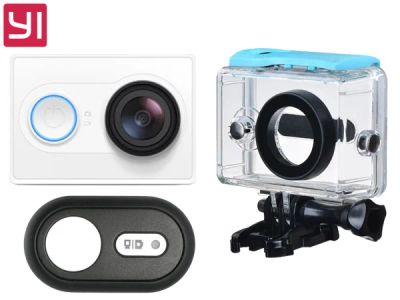 Лот: 6839841. Фото: 1. Xiaomi Yi Action camera 2K + оригинальный... Экшн камеры