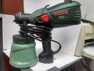Лот: 9892149. Фото: 1. Продам краскопульт Bosch PFS 55... Электроинструмент