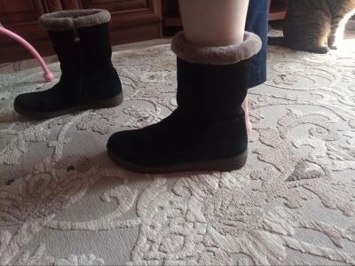 Лот: 14022588. Фото: 1. Полусапожки зимние. Ботильоны, полусапожки