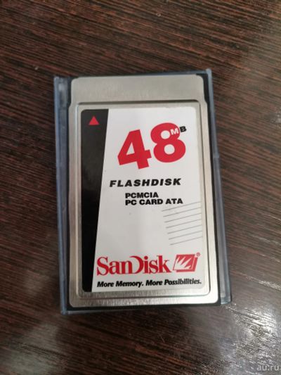 Лот: 17590126. Фото: 1. Карта памяти SanDisk 48 Мб pcmcia. Карты памяти