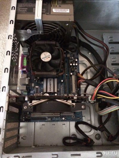 Лот: 10882567. Фото: 1. Gigabyte GA-G31M-ES2L + Core2duo... Материнские платы