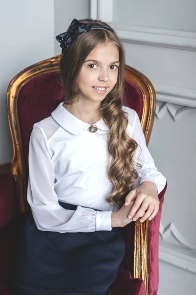 Лот: 14330926. Фото: 1. бзузка школьная р. 140 Mattiel. Школьная форма