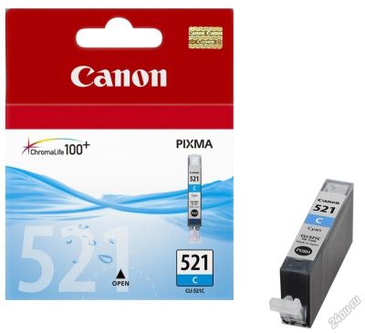 Лот: 5542324. Фото: 1. Картридж струйный Canon CLI-521... Картриджи, расходные материалы