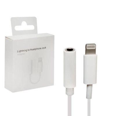 Лот: 25319463. Фото: 1. Переходник Lightning - Aux 3.5... Дата-кабели, переходники