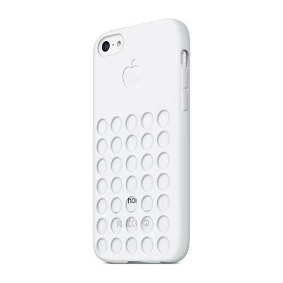 Лот: 7647801. Фото: 1. Чехол для iPhone 5C белый, оригинал. Чехлы, бамперы