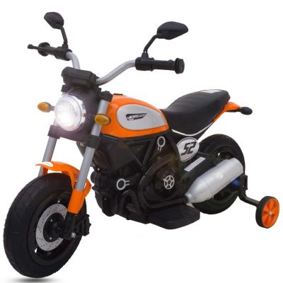 Лот: 21315917. Фото: 1. Детский мотоцикл Qike Чоппер оранжевый... Электромотоциклы