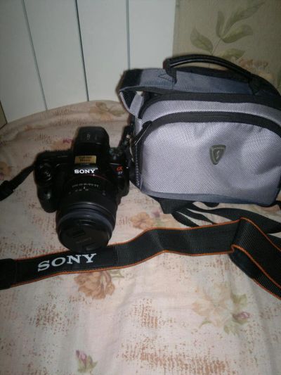 Лот: 10505603. Фото: 1. Sony Alpha SLT-A37 обмен на планшет... Цифровые зеркальные