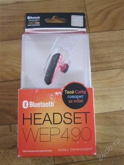 Лот: 2064418. Фото: 1. Bluetooth гарнитура Samsung WEP490. Красноярск