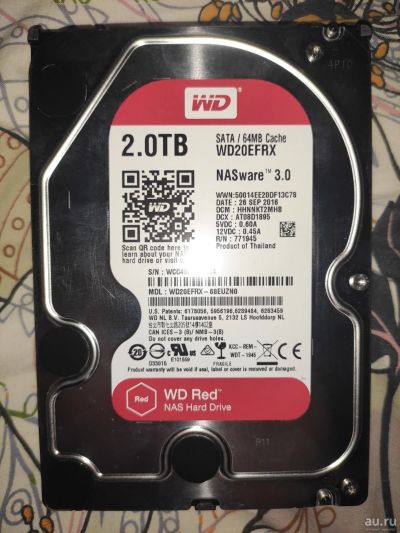 Лот: 17950435. Фото: 1. Жесткий диск 3,5" Western Digital... Жёсткие диски (HDD)