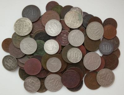 Лот: 15457927. Фото: 1. 100 монет СССР 1931-1951 годов. Россия и СССР 1917-1991 года