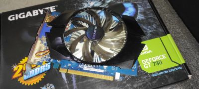 Лот: 23242353. Фото: 1. Gigabyte gt730 ddr5 2Gb. Видеокарты