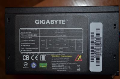 Лот: 5413354. Фото: 1. Блок питания Gigabyte GZ EBS50N-C3... Корпуса, блоки питания