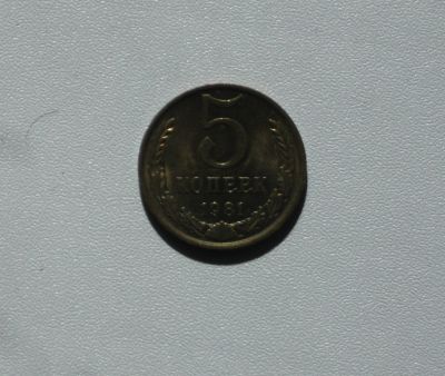 Лот: 15752204. Фото: 1. Монета СССР 5 копеек 1981 год. Россия и СССР 1917-1991 года