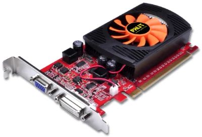 Лот: 4725182. Фото: 1. Видеокарта PCI-E GeForce GT220... Видеокарты