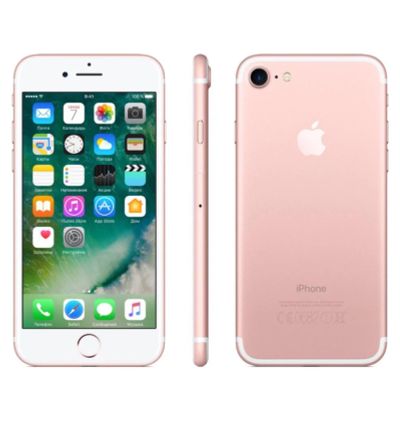 Лот: 8223473. Фото: 1. iPhone 7 RoseGold (Розовый) 128Gb... Смартфоны