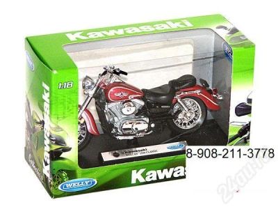 Лот: 350913. Фото: 1. моделька Kawasaki 202 vulcan. Автомоделизм