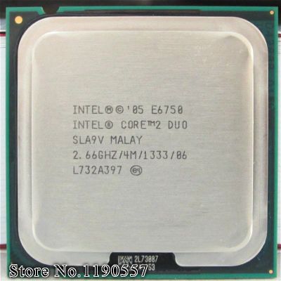 Лот: 12037960. Фото: 1. Процессор Intel® Core™2 Duo E6750. Процессоры