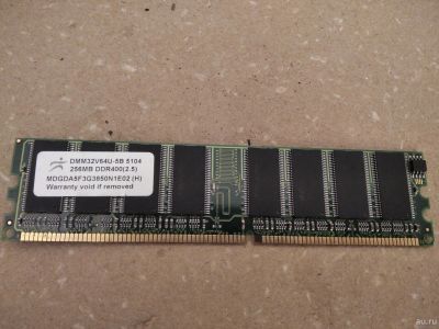 Лот: 17596673. Фото: 1. Оперативная память DDR 400 256mb. Оперативная память