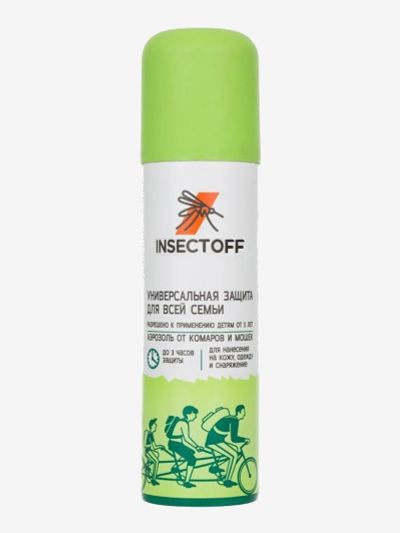 Лот: 25700614. Фото: 1. Аэрозоль от комаров и мошек Insectoff... Другое (спортивная одежда)