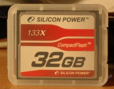 Лот: 838861. Фото: 1. Compact flash 32Gb - например... Цифровые зеркальные