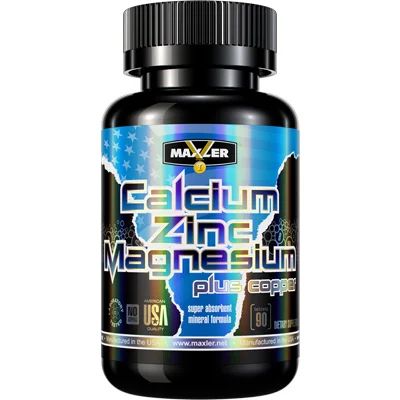 Лот: 5405565. Фото: 1. Calcium Zinc Magnesium от Maxler... Спортивное питание, витамины