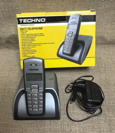 Лот: 25717218. Фото: 1. Радиотелефон Techno DT 730. DECT и радиотелефоны
