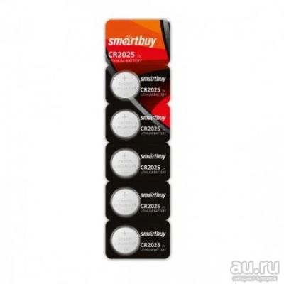 Лот: 17595591. Фото: 1. Батарейка SmartBuy CR 2025 BL... Батарейки, аккумуляторы, элементы питания