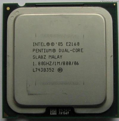 Лот: 5304771. Фото: 1. 2-ядерный процессор Intel Pentium... Процессоры
