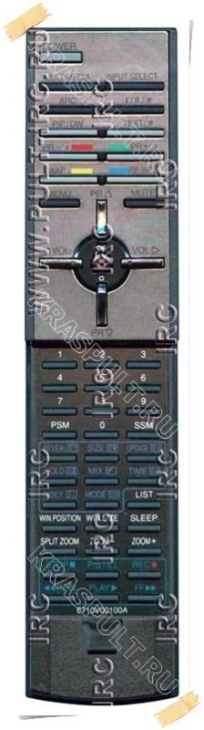 Лот: 15908942. Фото: 1. Пульт LG 6710V00100A. Пульты ДУ