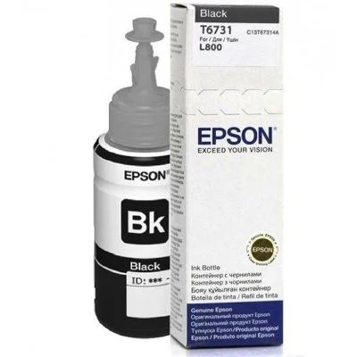 Лот: 15750722. Фото: 1. Чернила Epson T6731 для L800 70ml... Картриджи, расходные материалы