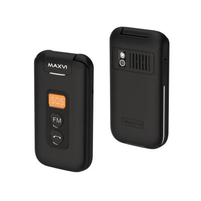 Лот: 25021376. Фото: 1. Сотовый Maxvi E5 up Black 2sim... Кнопочные мобильные телефоны