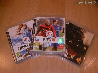 Лот: 551241. Фото: 1. Игры PS3: комплект FIFA 2010... Игровые приставки, консоли