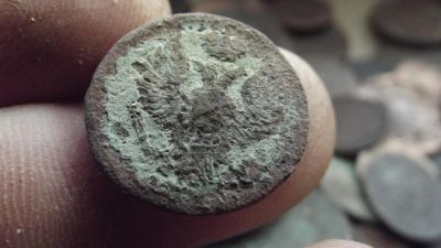 Лот: 11075129. Фото: 1. Нечастая деньга 1819 года. Александр... Россия до 1917 года