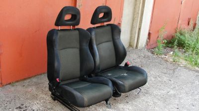 Лот: 4315298. Фото: 1. Передние сиденья под Recaro на... Салон