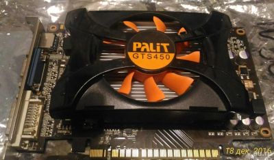 Лот: 8744554. Фото: 1. Palit GeForce GTS 450 ( GTS450... Видеокарты
