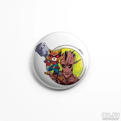 Лот: 10244784. Фото: 1. Значок комикс Marvel Стражи Галактики... Сувенирные