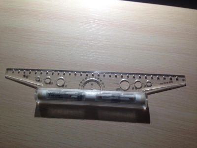 Лот: 7678494. Фото: 1. Рейсшина, линейка с роликом (30... Товары для черчения