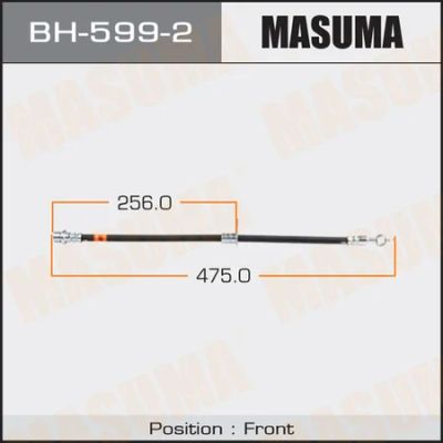 Лот: 18590415. Фото: 1. Шланг тормозной masuma front camry... Тормозная система