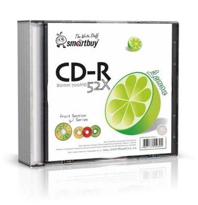 Лот: 5343002. Фото: 1. Диск CD-R Smartbuy CD-R 80min... CD, DVD, BluRay