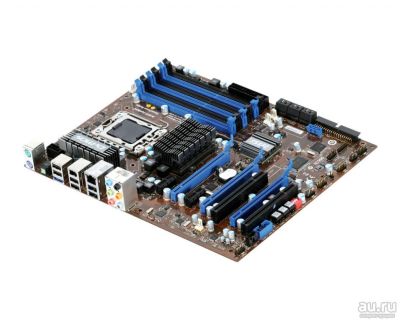 Лот: 13763128. Фото: 1. MSI X58 Pro (LGA1366, Intel®X58... Материнские платы