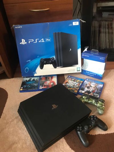 Лот: 12151737. Фото: 1. Sony ps4 pro 1tb. Игровые приставки, консоли