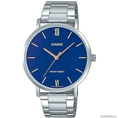 Лот: 21236486. Фото: 1. Casio MTP-VT01D-2B. Оригинальные наручные часы