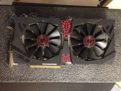 Лот: 13054165. Фото: 1. Asus R9 380 STRIX 4GB. Видеокарты