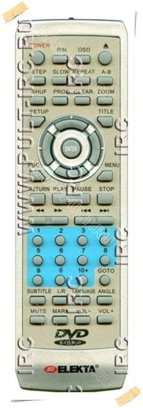 Лот: 15908278. Фото: 1. Пульт ELEKTA DVD 1458. Пульты ДУ